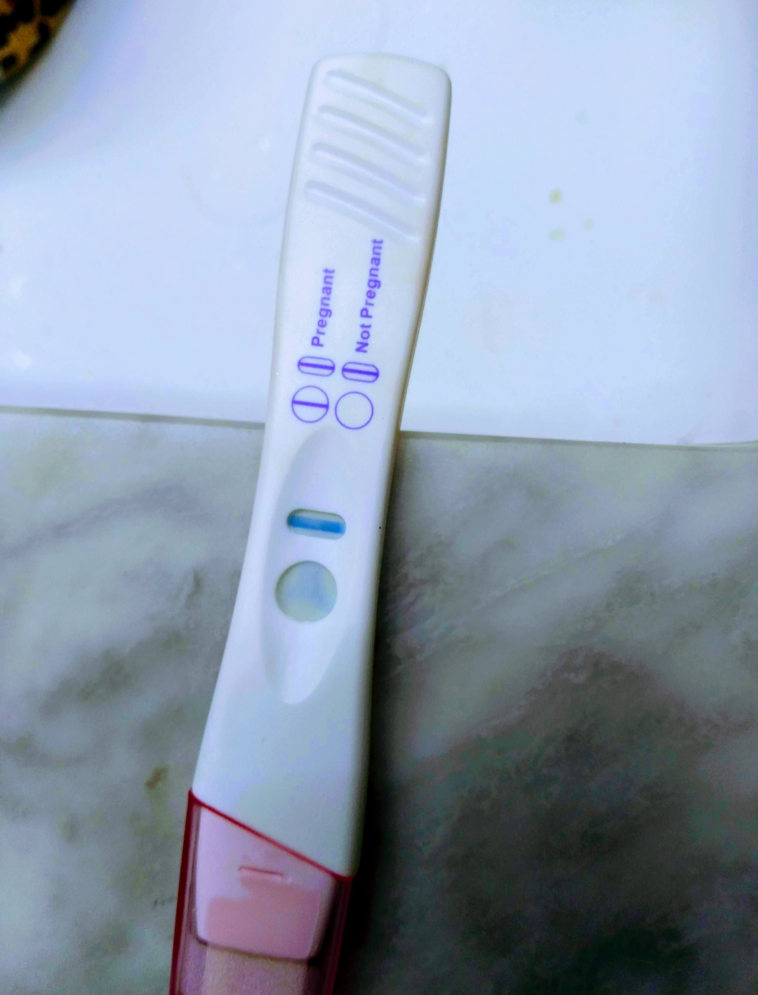 Help 45 days late mixed pregnancy test